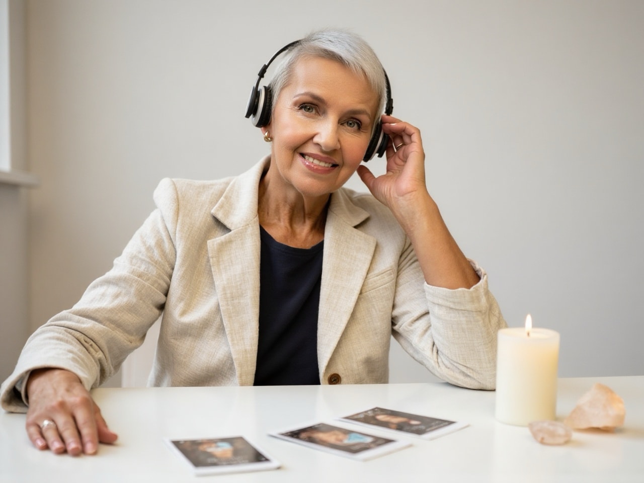 Foto personal de Marisa en un entorno natural y reflexivo